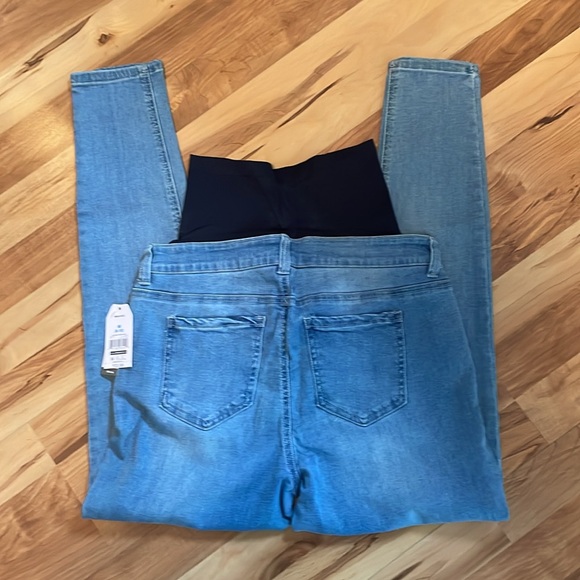 Time And Tru Maternity Comfort Stretch Skinny Jeans - Size M (8/10) - Picture 6 of 13